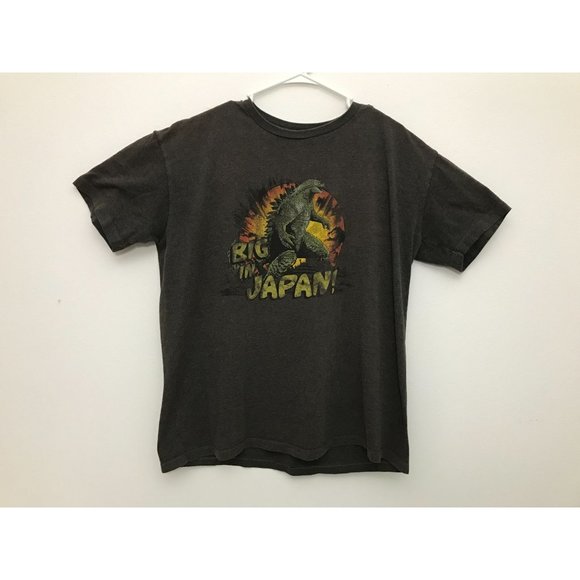 Godzilla Big In Japan Mens XL Brown T Shirt *12 - Picture 1 of 4